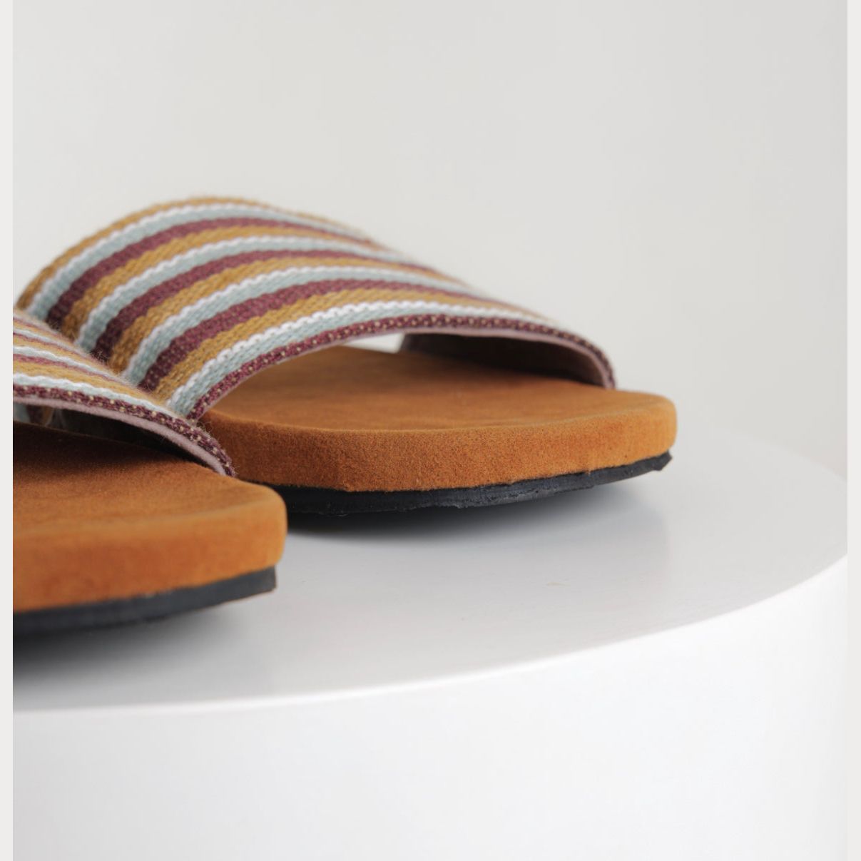 Stripe Hemp Slides