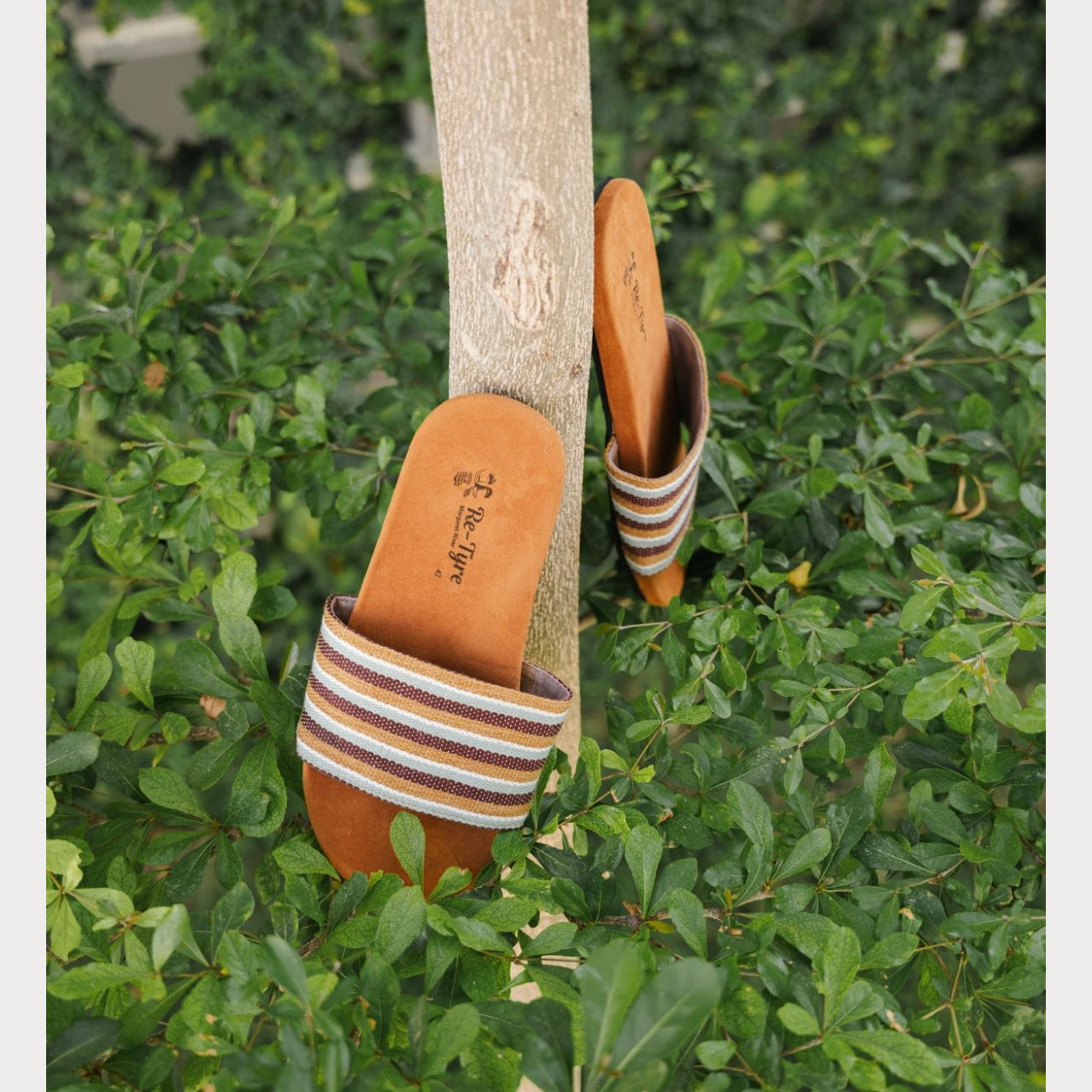 Stripe Hemp Slides